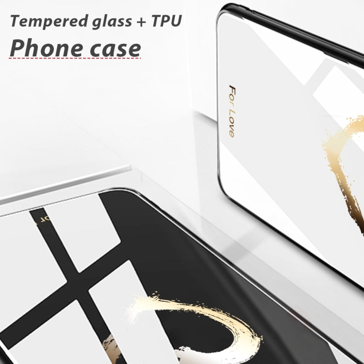 Colorful Painted Glass Phone Case, For iPhone 14