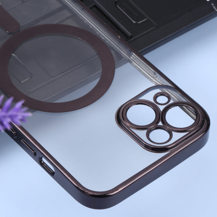 MagSafe Electroplating Straight TPU Phone Case, For iPhone 13, For iPhone 13 Pro