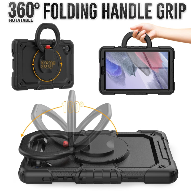 Bracelet Holder Silicone + PC Tablet Case, For Samsung Galaxy Tab A7 Lite, For Samsung Galaxy Galaxy Tab A8