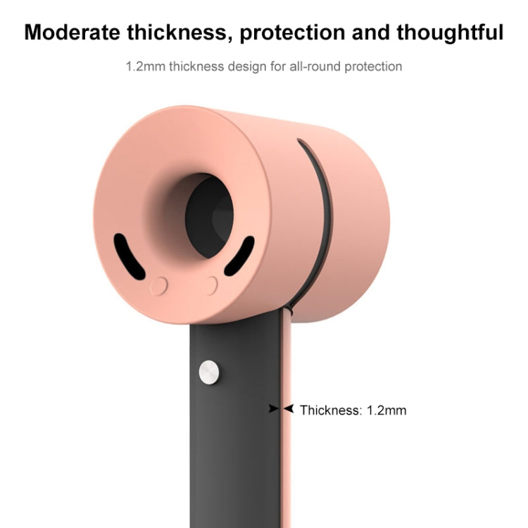 Hairdryer Shockproof Silicone Protective Case For Dyson(Black)