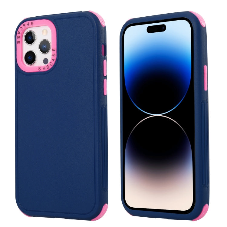 3 in 1 Four Corner Shockproof Phone Case, For iPhone 14 Pro Max, For iPhone 14 Pro