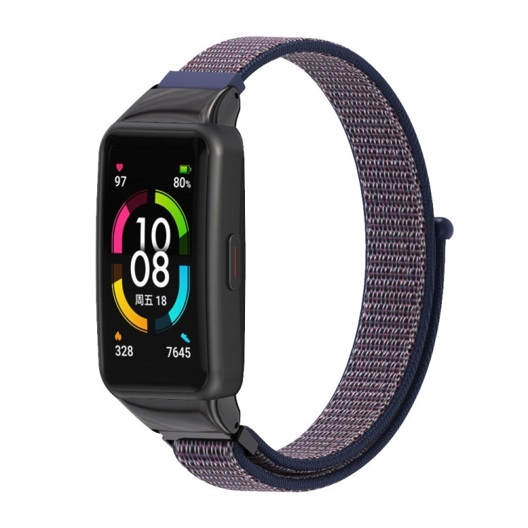 Mijobs Breathable Nylon Watch Band, For Huawei Band 6 / Honor Band 6