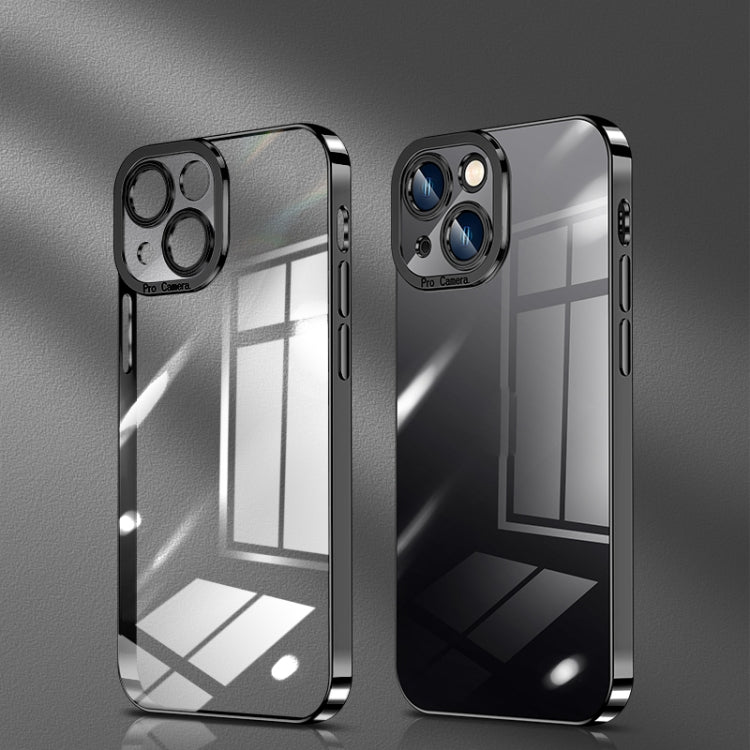 Crystal Plated High Transparency Phone Case, For iPhone 12 Pro Max, For iPhone 11