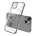 Electroplating Diamond Dandelion TPU Phone Case, For iPhone 14 Pro Max