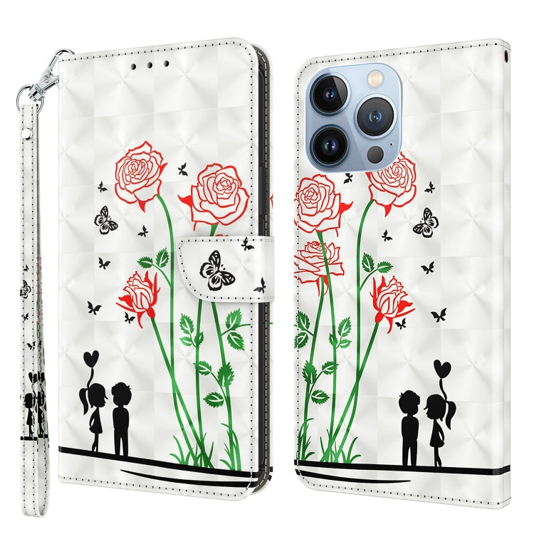 3D Painted Leather Phone Case, For iPhone 12 / 12 Pro, For iPhone 12 Pro Max, For iPhone 11