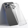Glass Lens Film Clear PC Phone Case, For iPhone 14, For iPhone 14 Plus, For iPhone 14 Pro, For iPhone 14 Pro Max