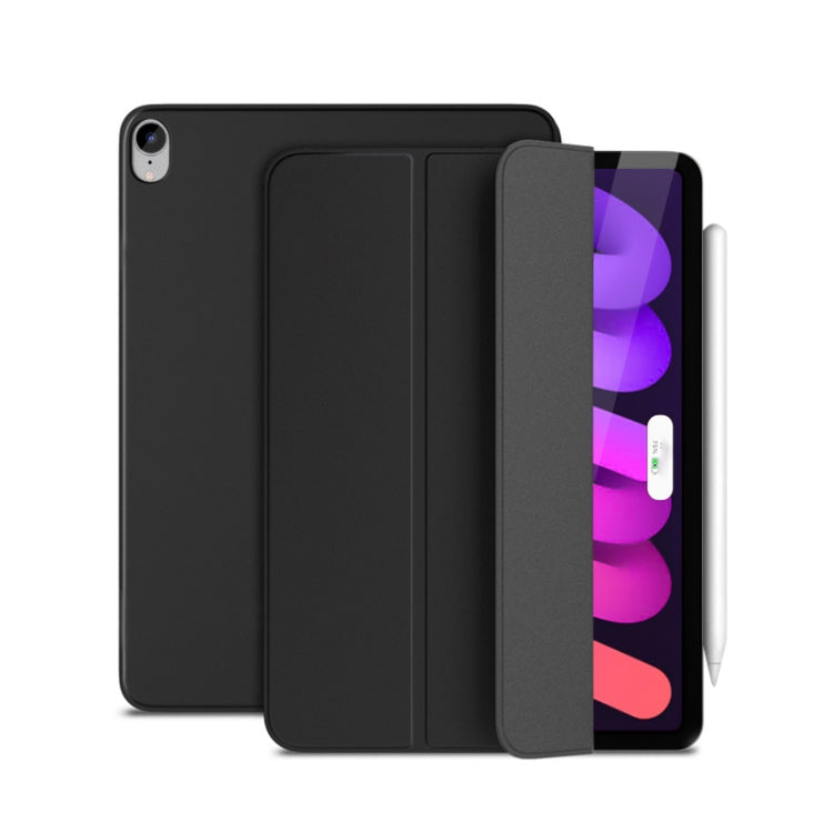 Double-sided Clip 3-fold Magnetic Smart Leather Tablet Case, For iPad mini 6 / mini 2024