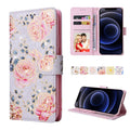 Bronzing Painting RFID Leather Case, For iPhone 12 mini, For iPhone 12 / 12 Pro, For iPhone 12 Pro Max, For iPhone 11