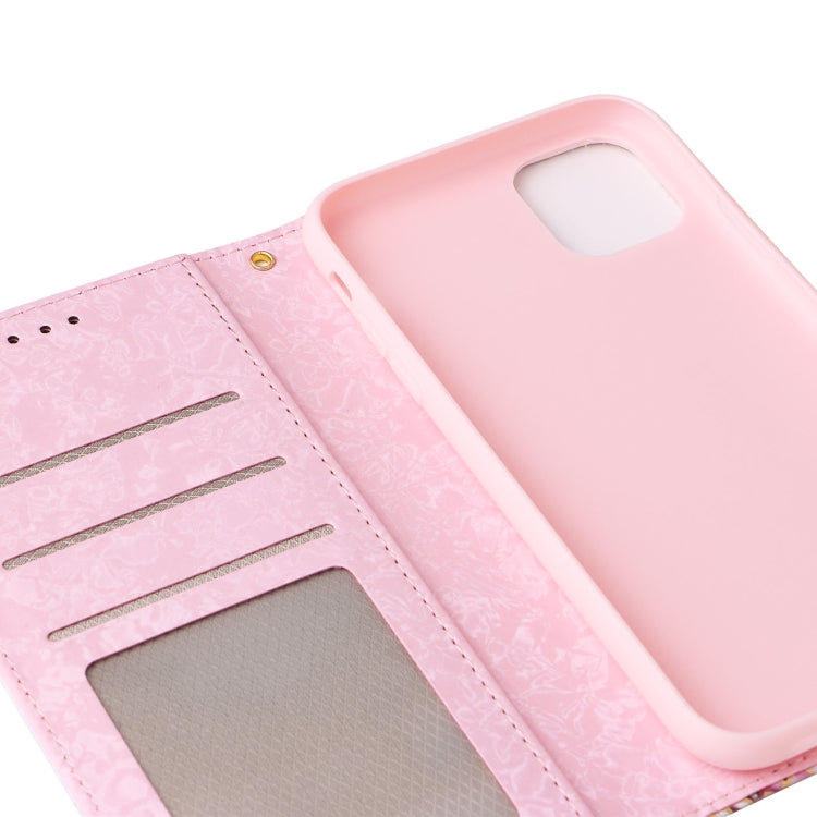 Bronzing Painting RFID Leather Case, For iPhone 12 mini, For iPhone 12 / 12 Pro, For iPhone 12 Pro Max, For iPhone 11