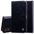 Business Style Oil Wax Texture Horizontal Flip Leather Case, with Holder & Card Slots & Wallet, For Samsung Galaxy A01, For Samsung Galaxy A51, For Samsung Galaxy A71, For Samsung Galaxy A81 / Note 10 Lite, For Samsung Galaxy A91 / S10 Lite            ...