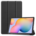 Custer Pattern Pure Color Horizontal Flip Leather Case with Three-folding Holder, For Galaxy Tab S6 Lite 10.4 inch, For Lenovo M10 Plus TB-X606F