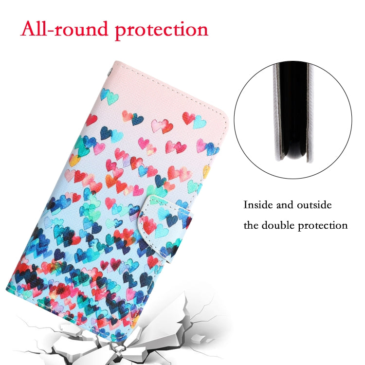 Colored Drawing Leather Phone Case, For iPhone 14 Plus