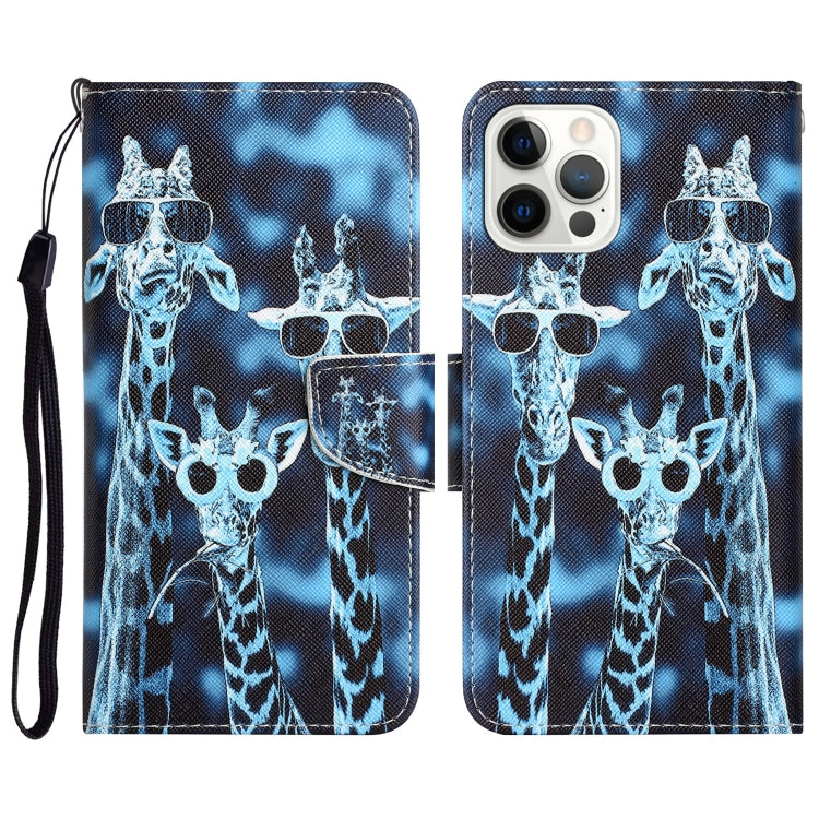 Colored Drawing Leather Phone Case, For iPhone 13 Pro Max