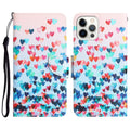 Colored Drawing Leather Phone Case, For iPhone 12 Pro Max