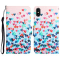 Colored Drawing Leather Phone Case, For iPhone XS Max