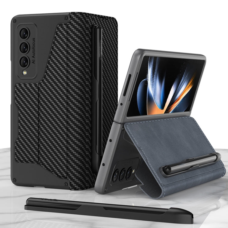 GKK Armor Flip Leather Phone Case with Pen Slots, For Samsung Galaxy Z Fold4