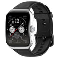 For OPPO Watch 3 Pro Solid Color Soft Silicone Watch Band(Black)