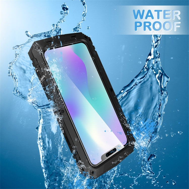 Shockproof Waterproof Dust-proof Metal + Silicone Protective Case with Holder, For iPhone 11, For iPhone 11 Pro, For iPhone 11 Pro Max, For iPhone XS Max, For Galaxy S20 Ultra