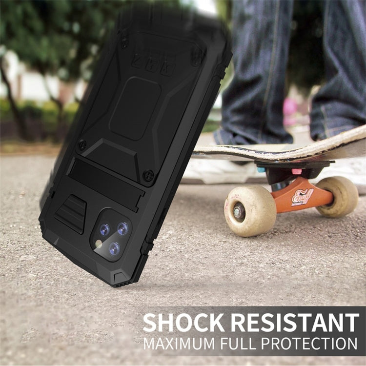 Shockproof Waterproof Dust-proof Metal + Silicone Protective Case with Holder, For iPhone 11, For iPhone 11 Pro, For iPhone 11 Pro Max, For iPhone XS Max, For Galaxy S20 Ultra