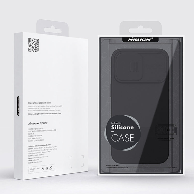 NILLKIN CamShield MagSafe Liquid Silicone Phone Case, For iPhone 14