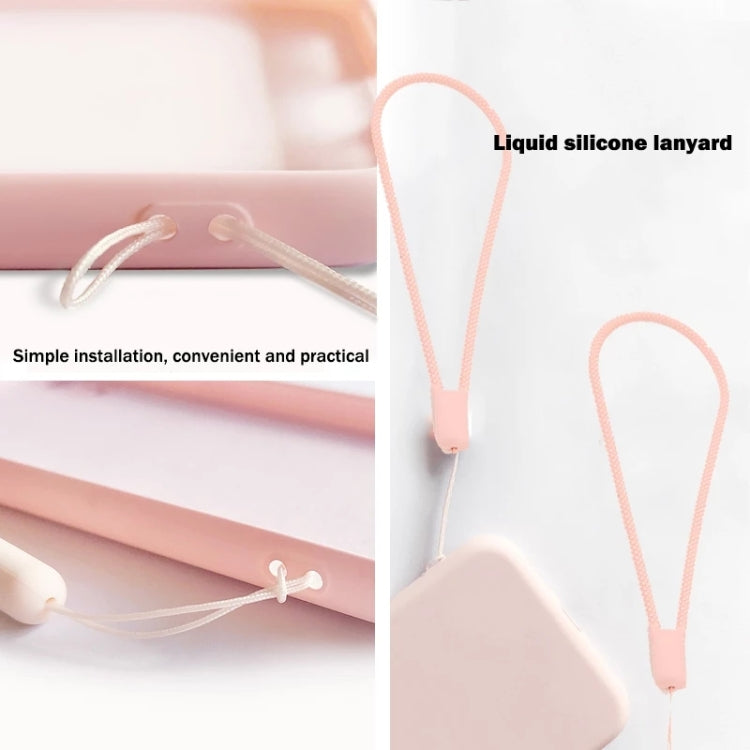 Silicone Phone Case with Wrist Strap, For iPhone 14, For iPhone 14 Plus