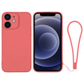Silicone Phone Case with Wrist Strap, For iPhone 12 mini, For iPhone 12