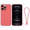 Silicone Phone Case with Wrist Strap, For iPhone 12 Pro, For iPhone 12 Pro Max