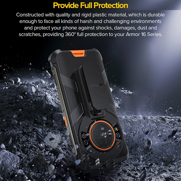 Ulefone Back Clip Phone Case with Carabiner, For Ulefone Power Armor 16 Pro / Power Armor 16S