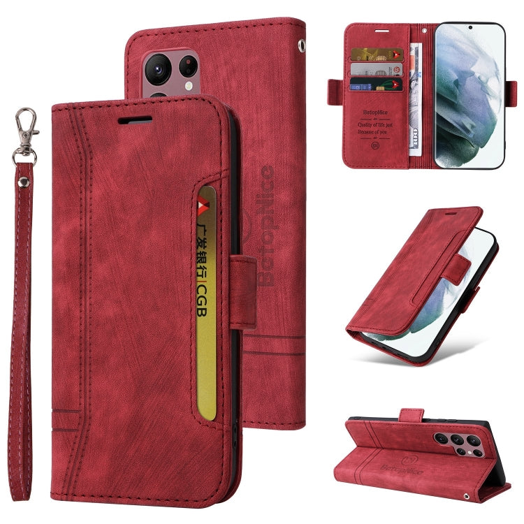 BETOPNICE Dual-side Buckle Leather Phone Case, For Samsung Galaxy S21 Ultra 5G, For Samsung Galaxy S22 5G, For Samsung Galaxy S22+ 5G, For Samsung Galaxy S22 Ultra 5G