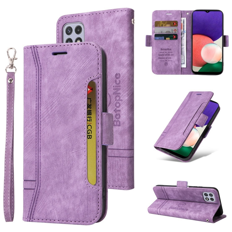 BETOPNICE Dual-side Buckle Leather Phone Case, For Samsung Galaxy A22 5G, For Samsung Galaxy S21 5G