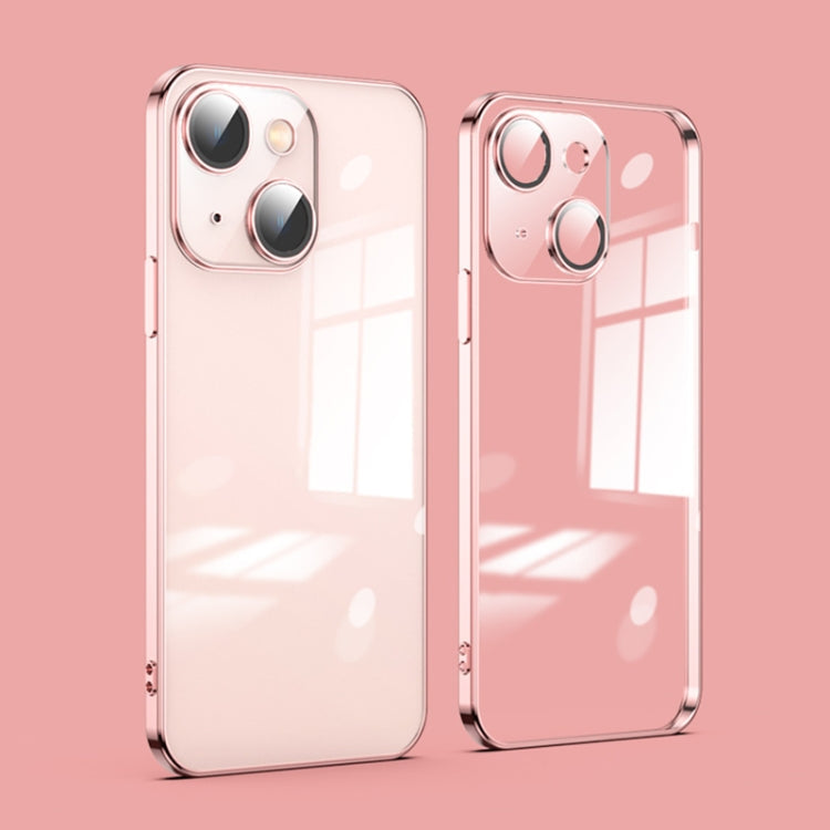 Dustproof Glass Lens Protection Electroplating Phone Case, For iPhone 14, For iPhone 14 Plus