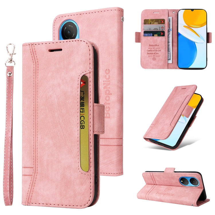 BETOPNICE Dual-side Buckle Leather Phone Case, For Huawei nova 8i, For Motorola Moto G52 / G82, For Honor X8, For Honor X7
