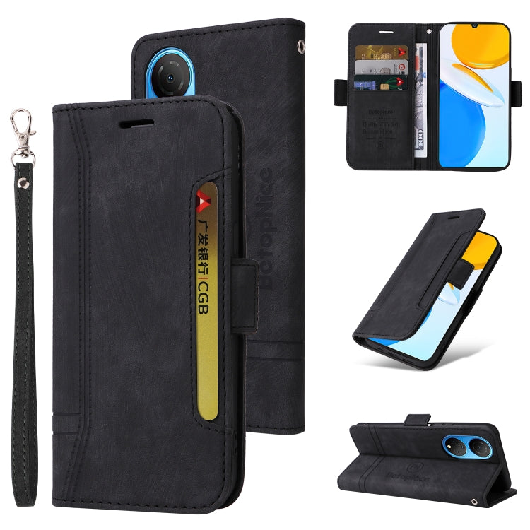 BETOPNICE Dual-side Buckle Leather Phone Case, For Huawei nova 8i, For Motorola Moto G52 / G82, For Honor X8, For Honor X7
