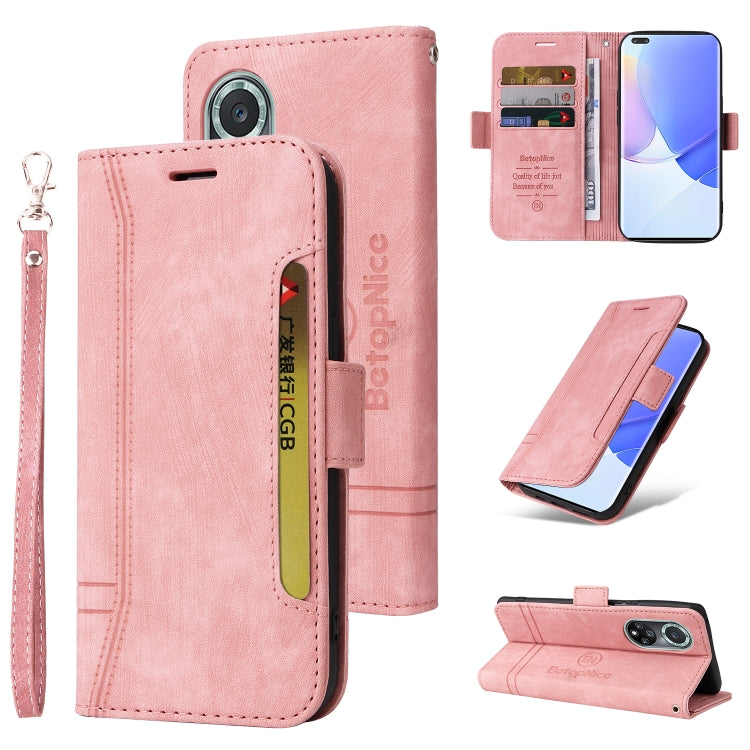 BETOPNICE Dual-side Buckle Leather Phone Case, For Motorola Moto E32, For Honor X7, For Honor Magic4, For Huawei nova 9 Pro