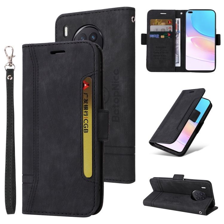 BETOPNICE Dual-side Buckle Leather Phone Case, For Huawei nova 8i, For Motorola Moto G52 / G82, For Honor X8, For Honor X7