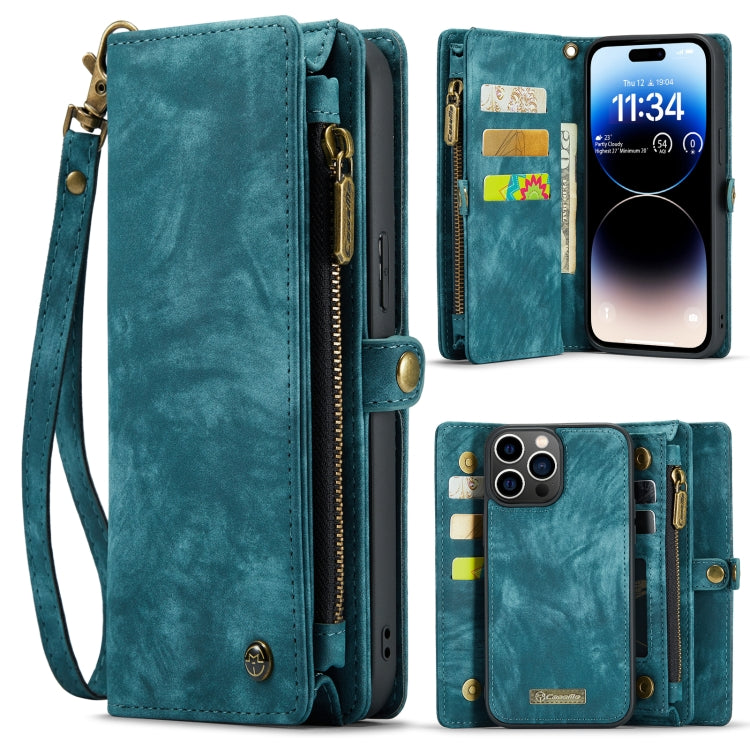 CaseMe 008 Detachable Multifunctional Leather Phone Case, For iPhone 14, For iPhone 14 Plus, For iPhone 14 Pro, For iPhone 14 Pro Max