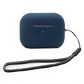 2.0mm Solid Color Silicone Protective Cover, For AirPods Pro 2