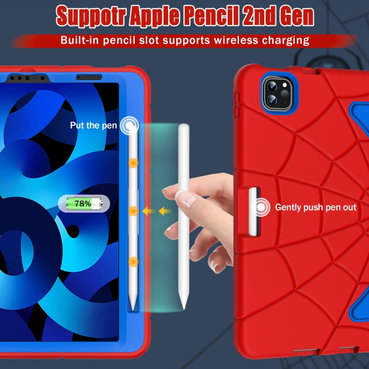 For iPad Pro 11 2018/2020/2021 / Air5 10.9 2022 / Air4 10.9 2020 Shockproof Protective Tablet Case(Red+Blue)