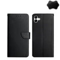 Genuine Leather Fingerprint-proof Flip Phone Case, For Samsung Galaxy A04 4G, For Samsung Galaxy A04s, For Samsung Galaxy A23 5G JP Version, For Samsung Galaxy A23e/A23s, For Sony Xperia 5 IV, For vivo X80 Lite/V25 5G, For Honor 70 Pro/70 Pro+...