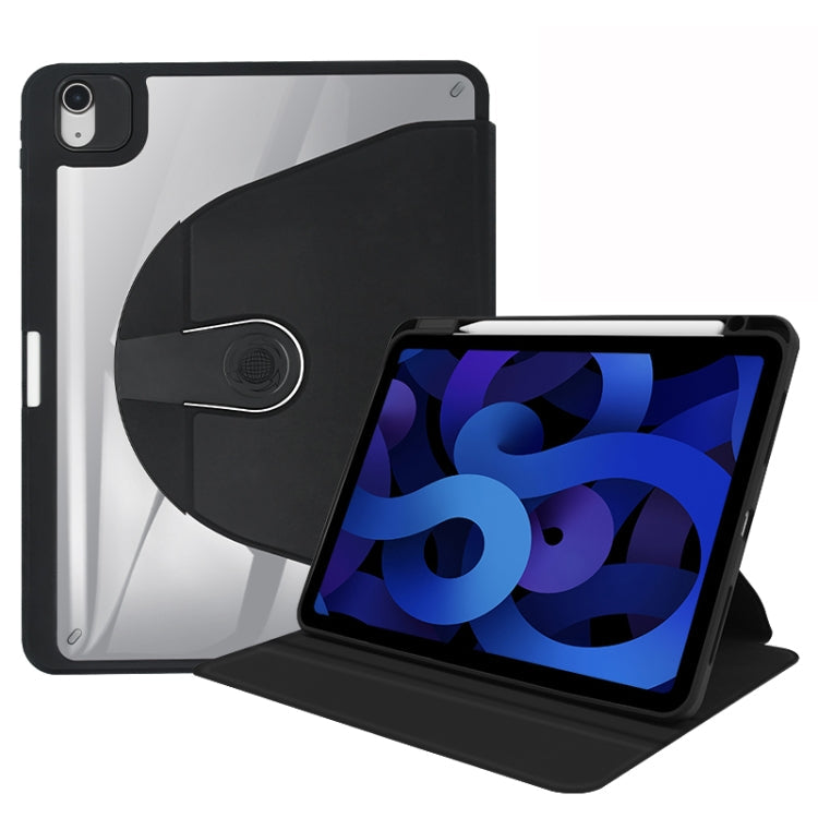 Acrylic 360 Degree Rotation Holder Tablet Leather Case, For iPad 9.7 2018/2017 / Air 2/1, For iPad 10th Gen 10.9 2022, For iPad mini 6 / mini 2024, For iPad mini 5 / 4