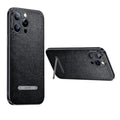 SULADA Invisible Bracket Leather Back Cover Phone Case, For iPhone 14, For iPhone 14 Plus, For iPhone 14 Pro, For iPhone 14 Pro Max
