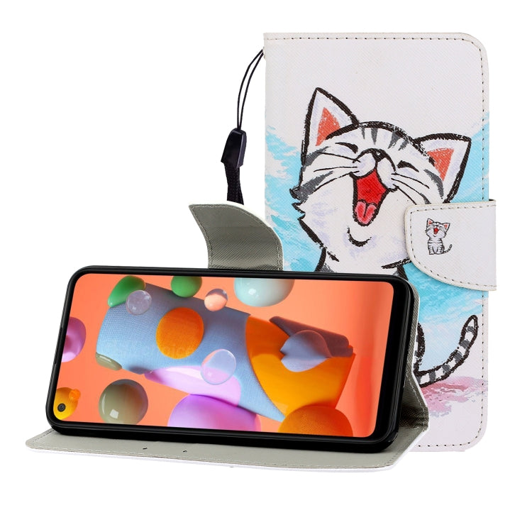 Colored Drawing Horizontal Flip Leather Case with Holder & Card Slot & Wallet, For Huawei Honor 20 / nova 5T