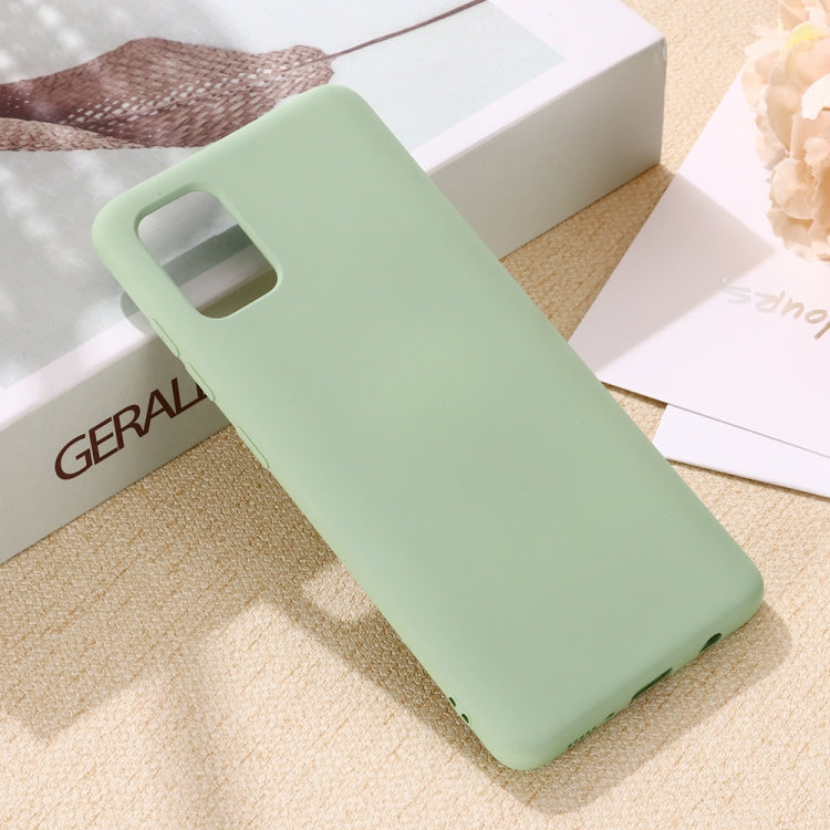 Solid Color Liquid Silicone Dropproof Full Coverage Protective Case, For Galaxy A31