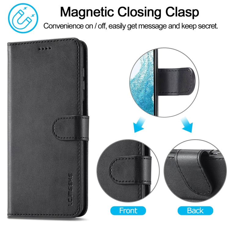 LC.IMEEKE Calf Texture Leather Phone Case, For Samsung Galaxy A34 5G