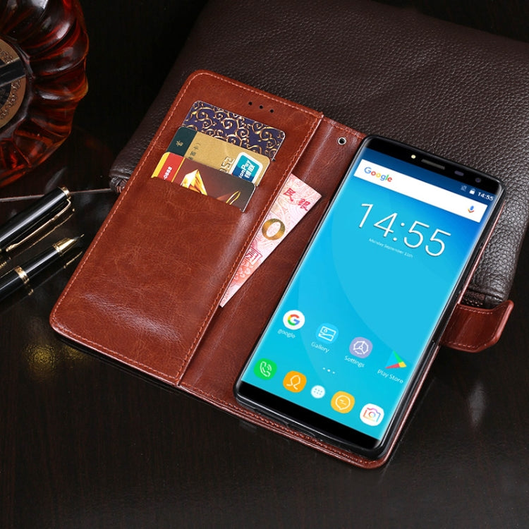 idewei  Crazy Horse Texture Horizontal Flip Leather Case with Holder & Card Slots & Wallet, For Oukitel C8, For Oukitel C15 Pro, For Oukitel C16 Pro