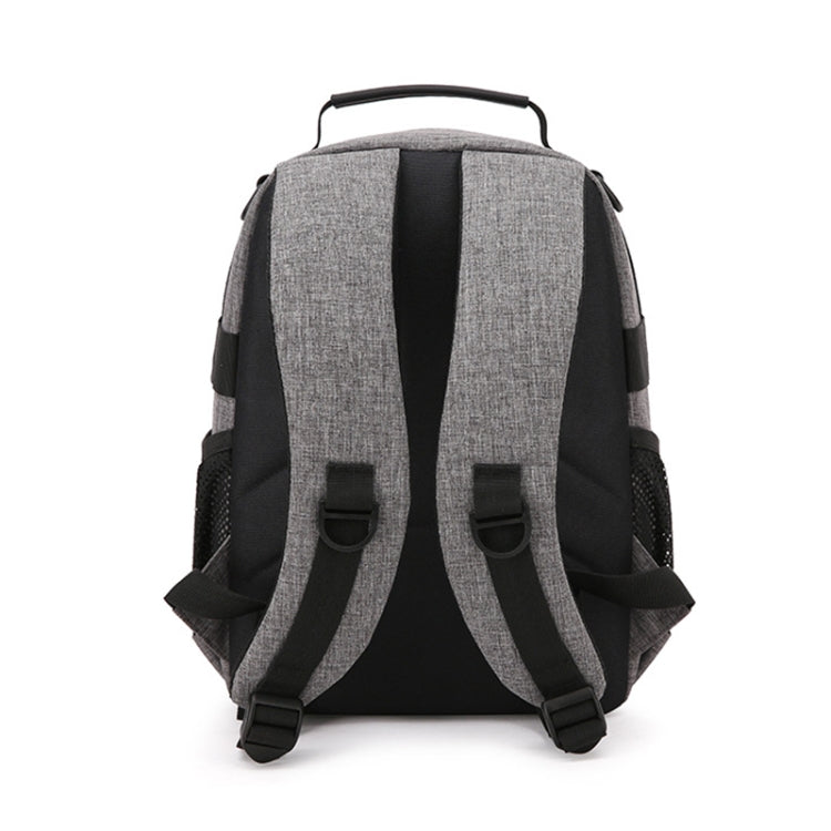 Small Waterproof Camera Backpack Shoulders SLR Camera Bag(Black)