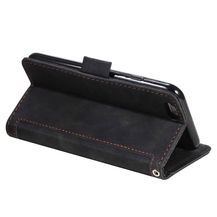 Retro Splicing Horizontal Flip Leather Case with Card Slots & Holder & Wallet, For iPhone SE 2022 / SE 2020 / 8 / 7, For Xiaomi Redmi Note 8 Pro