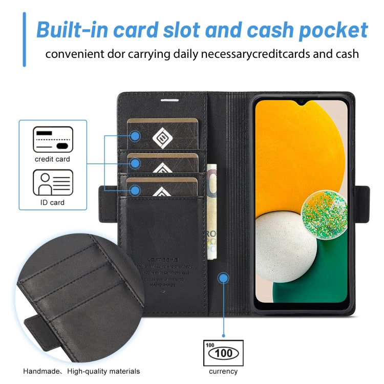 LC.IMEEKE Card Slots Skin Feeling Leather Phone Case, For Samsung Galaxy A14 4G / 5G