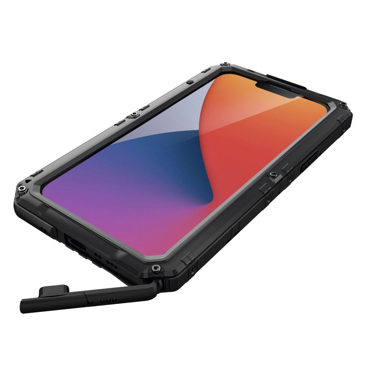 For iPhone 14 RedPepper Wolf 360 Full Body Rugged Life Waterproof Phone Case(Black)