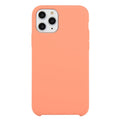 For iPhone 11 Solid Color Solid Silicone  Shockproof Case (Hibiscus Pink), For iPhone 11 Pro Max